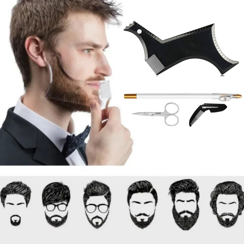 Beard Trimmer - Набор из 4 шт., набор для