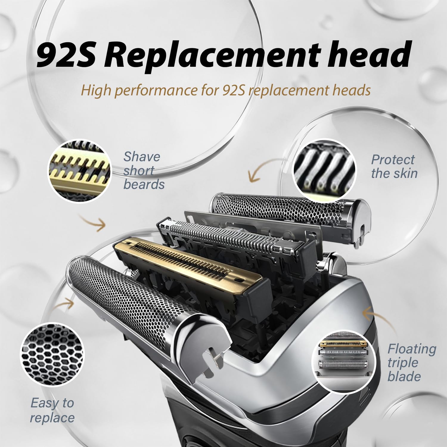 Новая сменная сетка 92S, совме – обзор и цена Electric Shaver Rotary