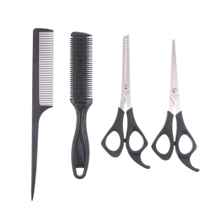 «Набор из 4 парикмахерских нож – обзор и цена Grooming Scissors